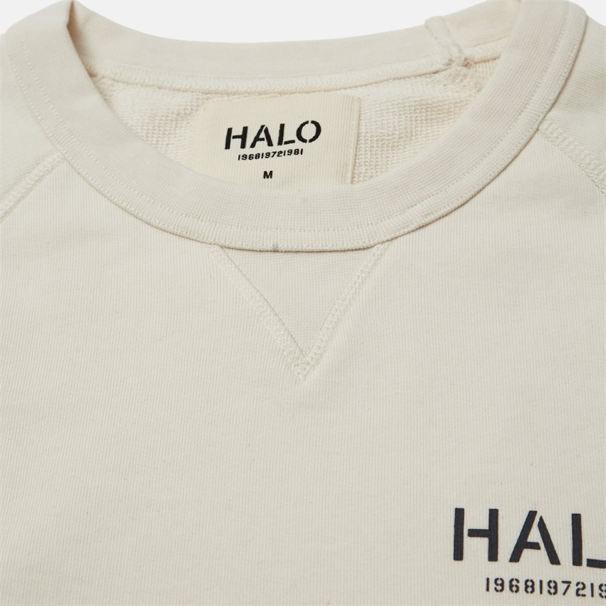 HALO Sweatshirts UNDYED CREW 610202 OFF WHITE